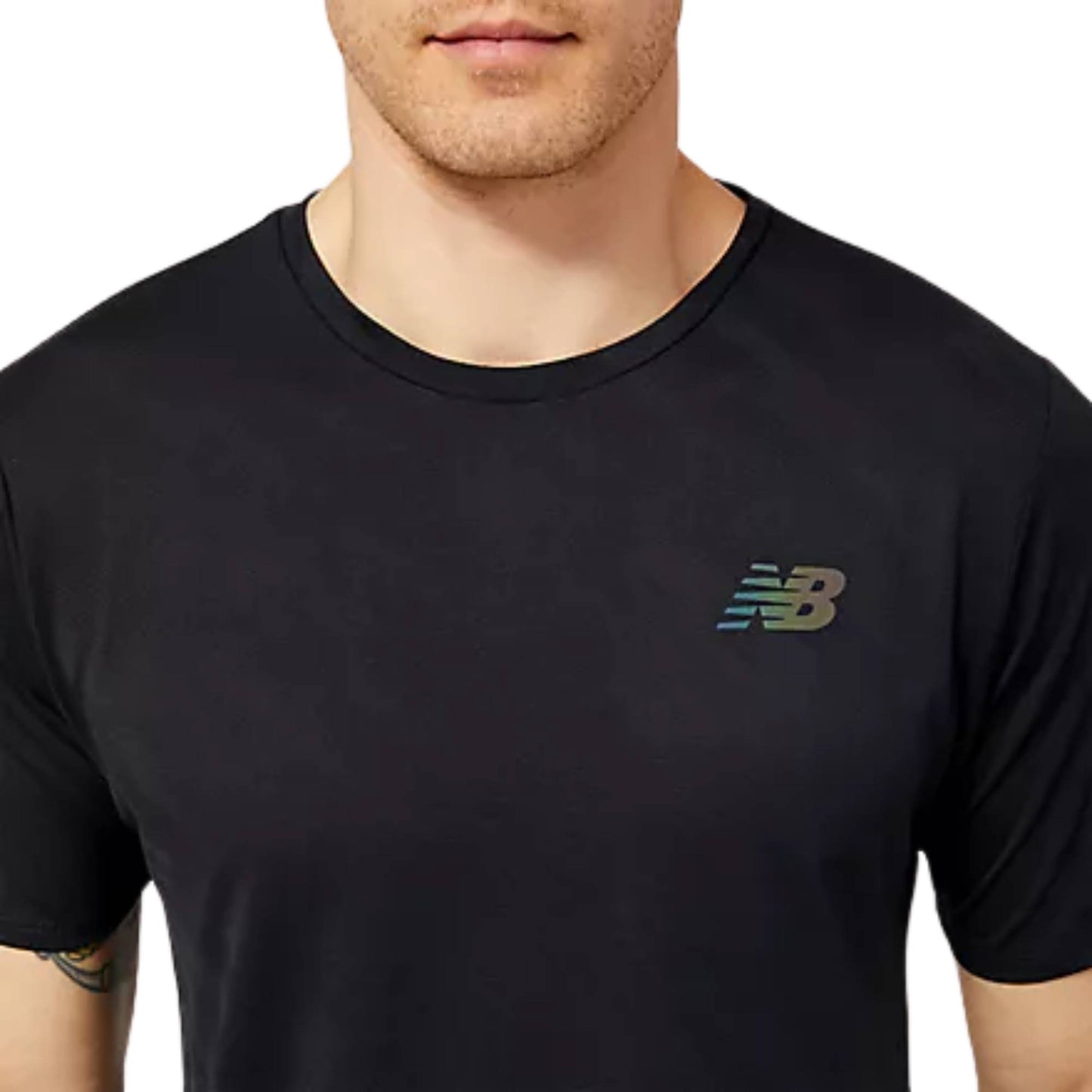 NEW BALANCE MEN'S Q SPEED JACQUARD SHORT SLEEVE