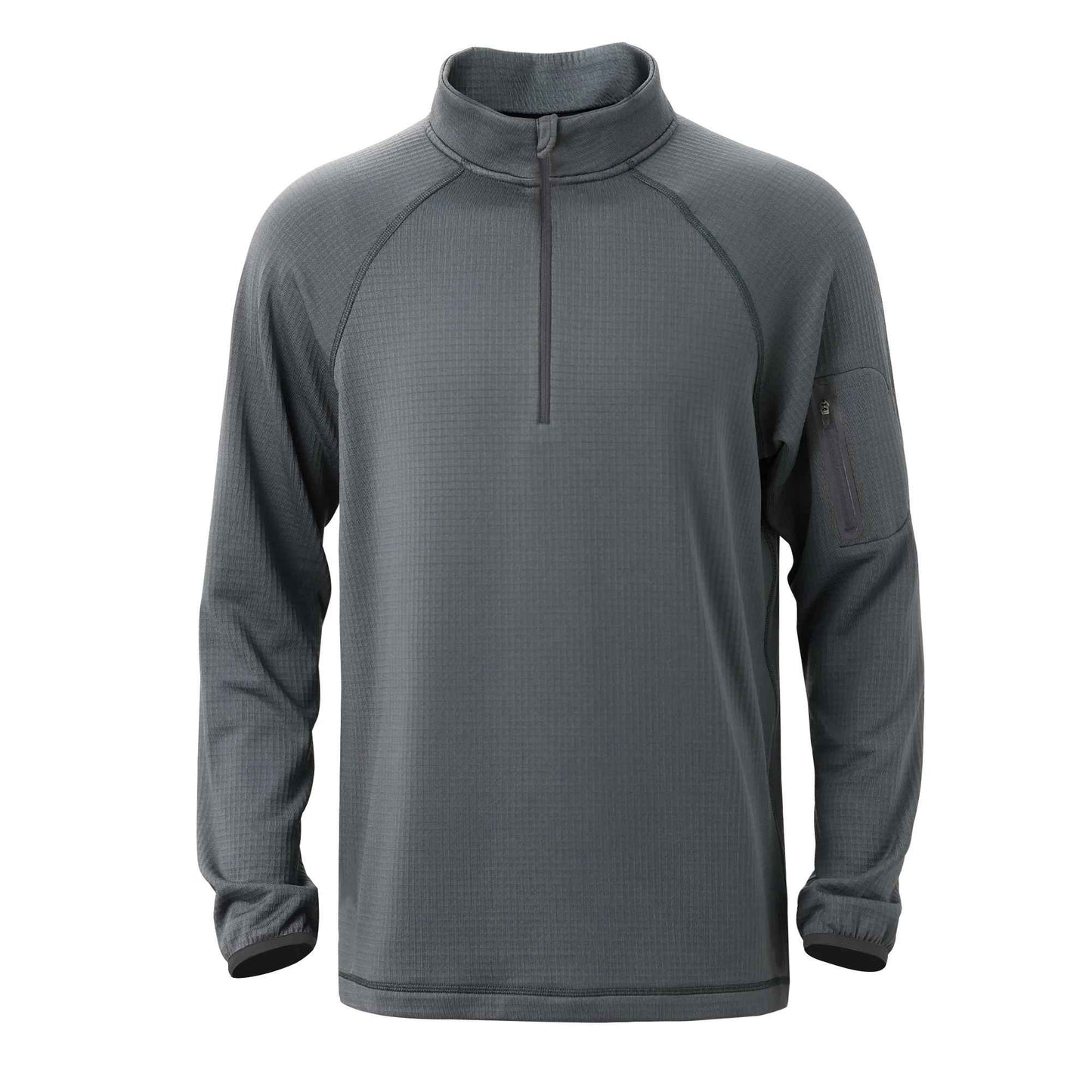 TRWS MEN'S WAFFLE QUARTER ZIP