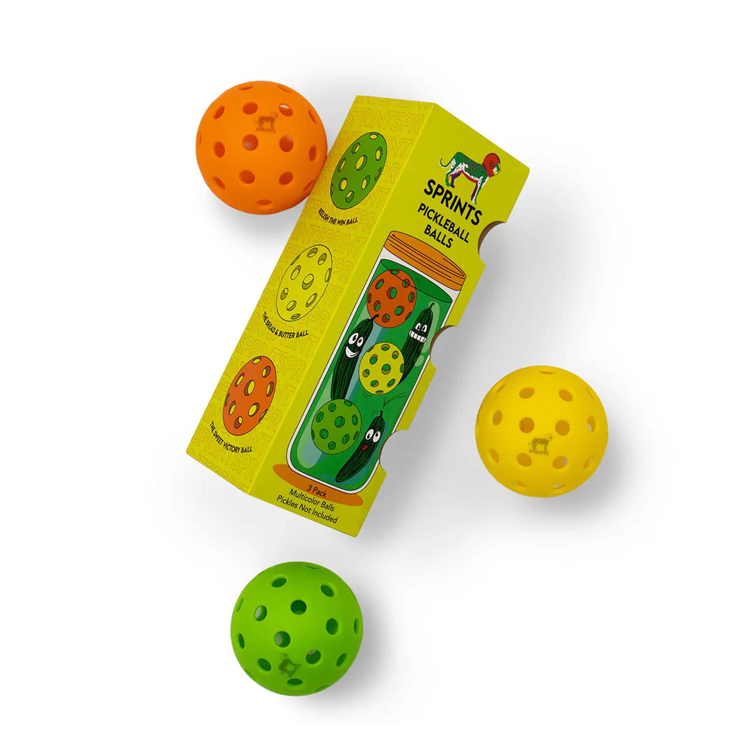 SPRINTS PICKLEBALL BALLS (3 COUNT)