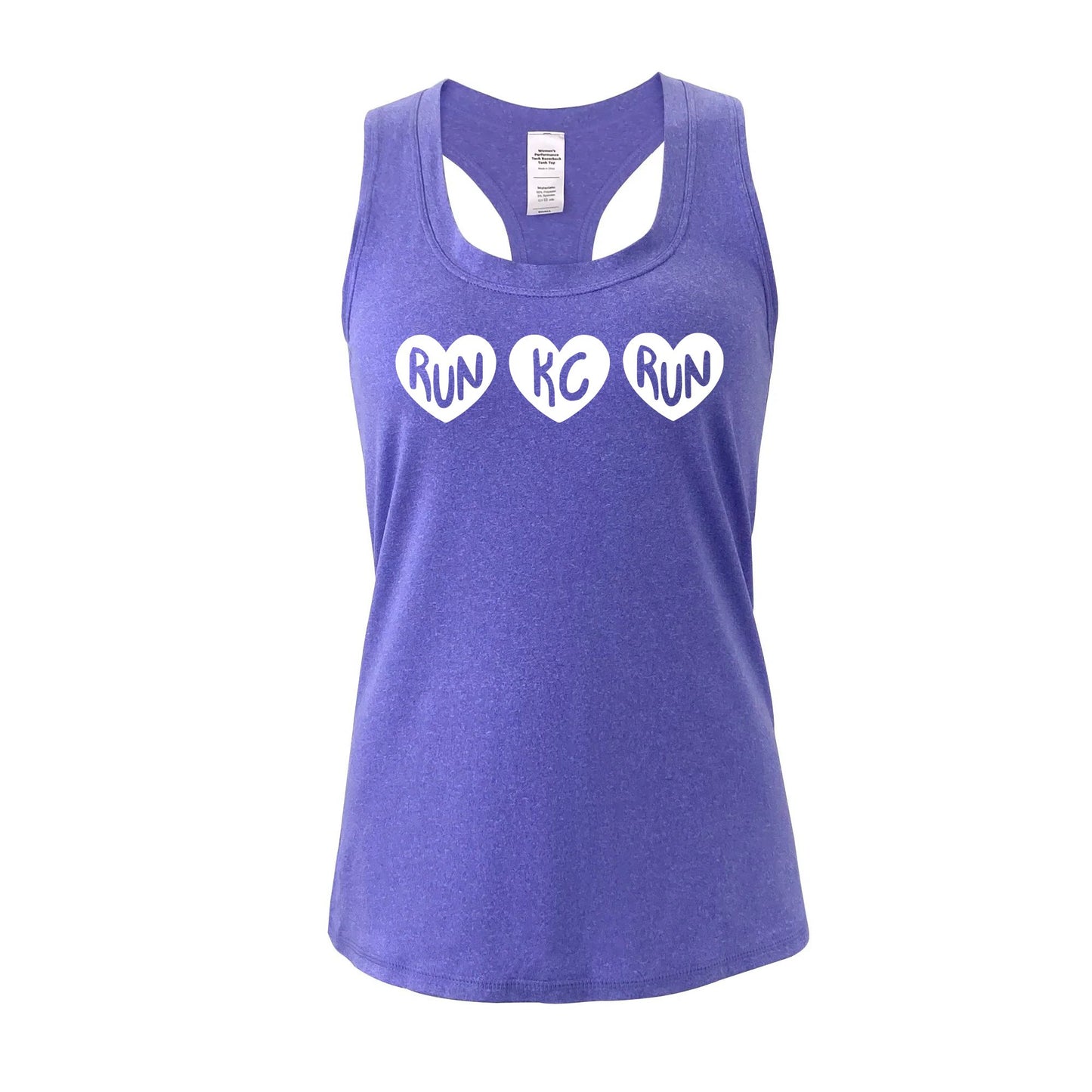 TRWS PRINTED WOMEN'S PERFORMANCE TECH SWOOP NECK TANK TOP