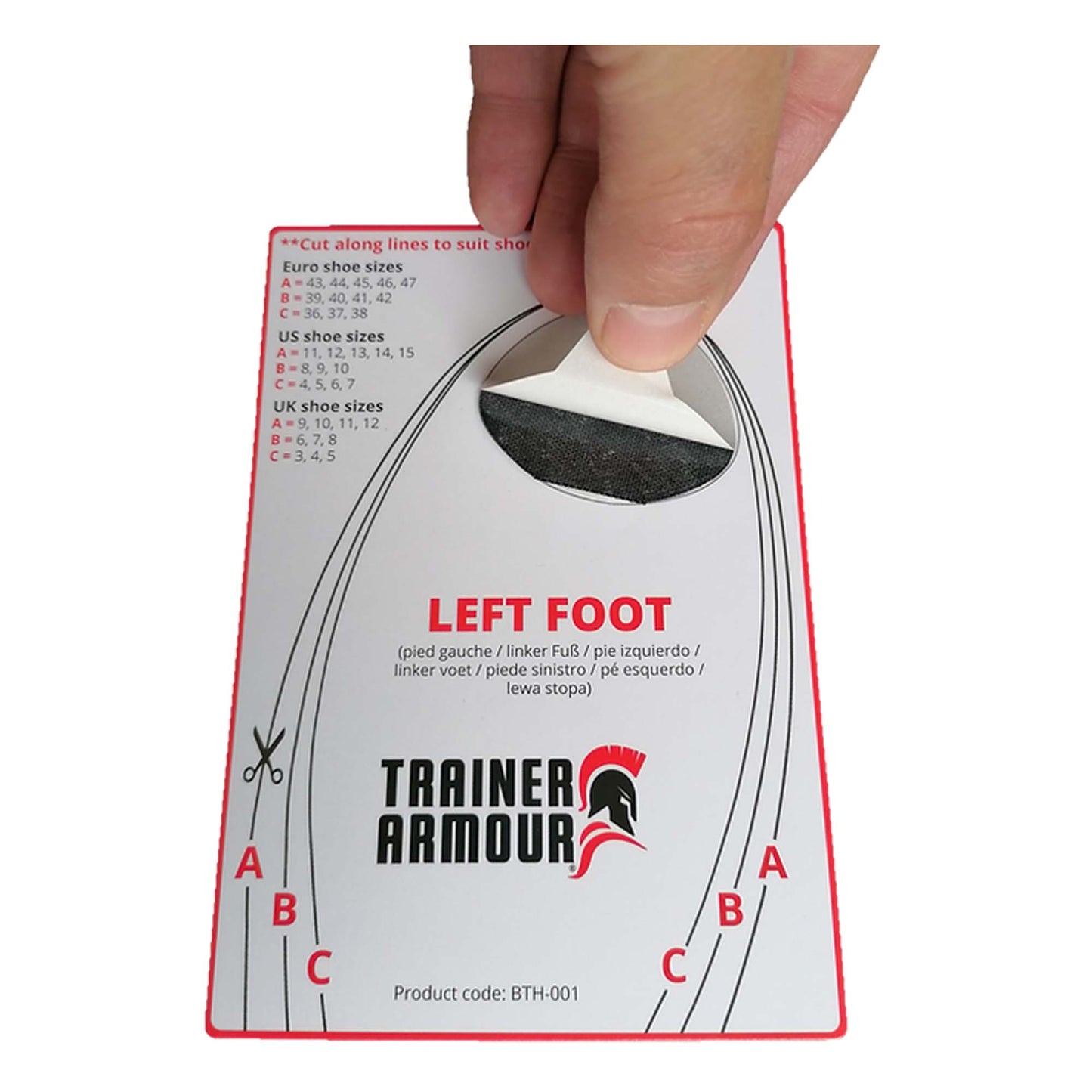 TRAINER ARMOUR BIG TOE HOLE PREVENTER