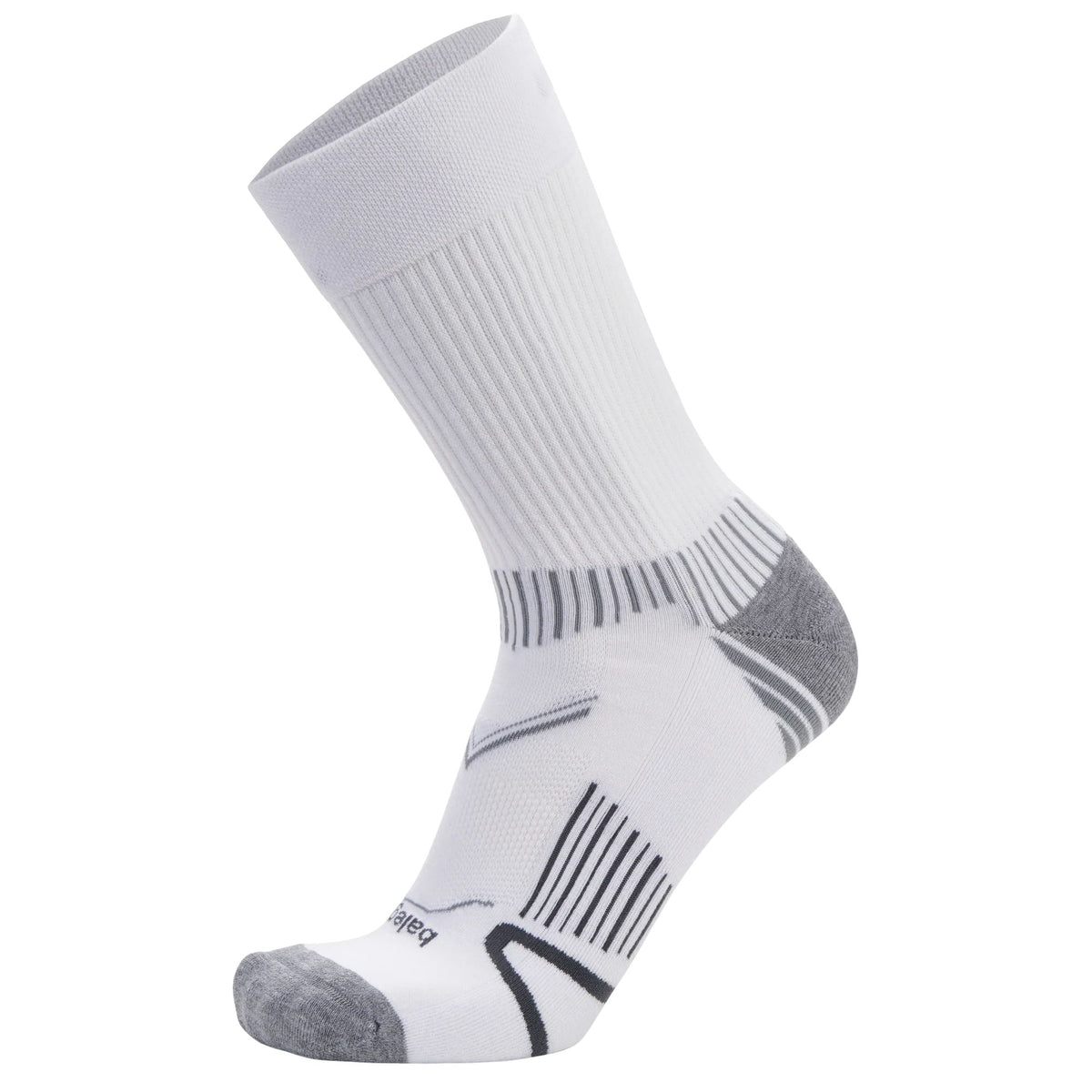 Balega Enduro Crew Sock in White, alternate view