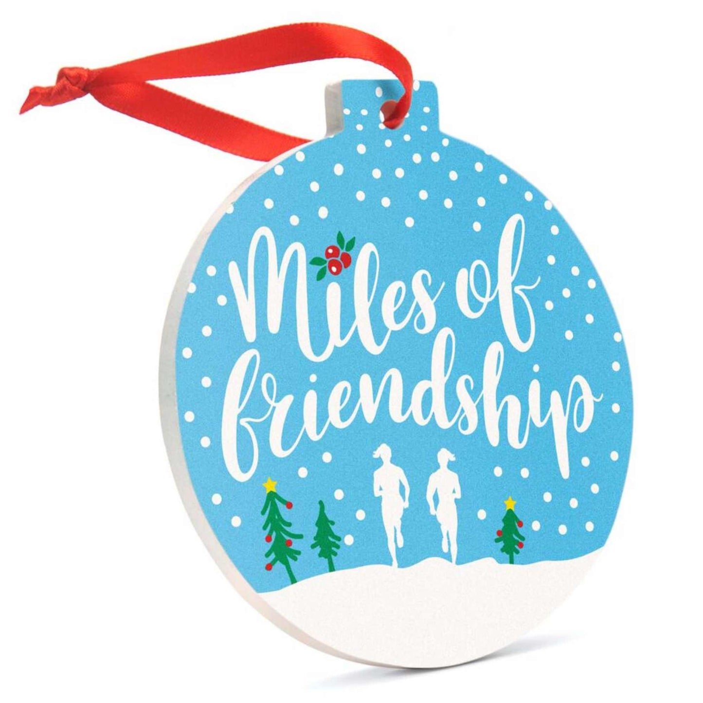 CHALKTALK SPORTS RUNNING ROUND CERAMIC ORNAMENT