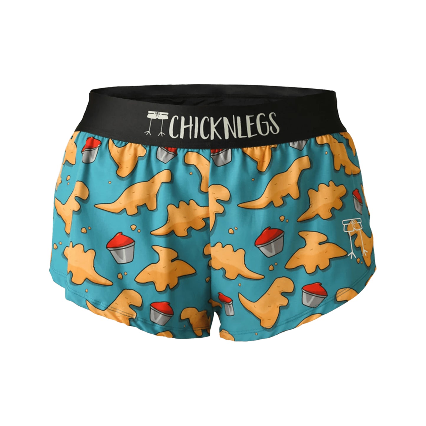 CHICKNLEGS WOMEN'S 1.5" SPLIT SHORTS
