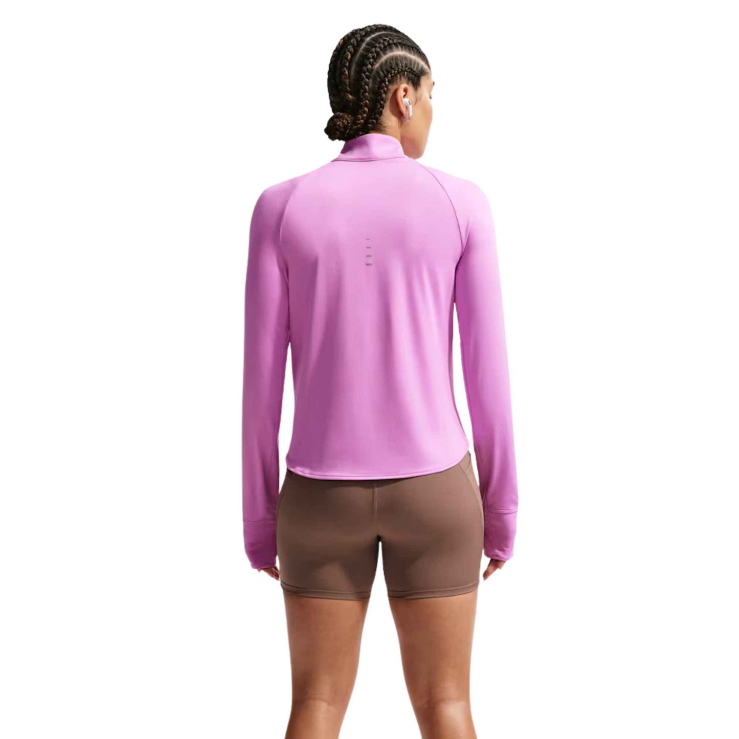 NIKE WOMEN'S SWIFT DRI-FIT UV 1/4-ZIP RUNNING TOP