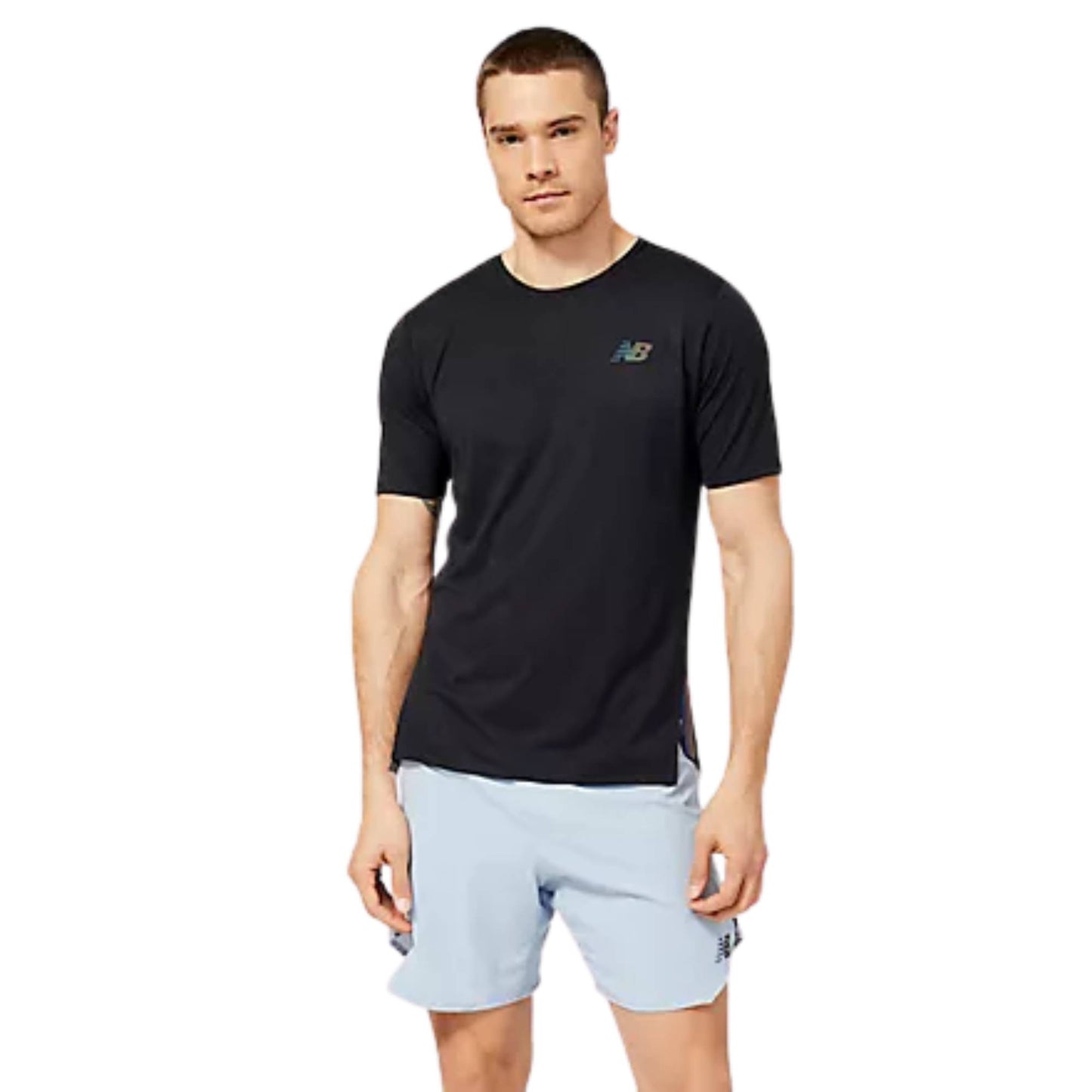 NEW BALANCE MEN'S Q SPEED JACQUARD SHORT SLEEVE