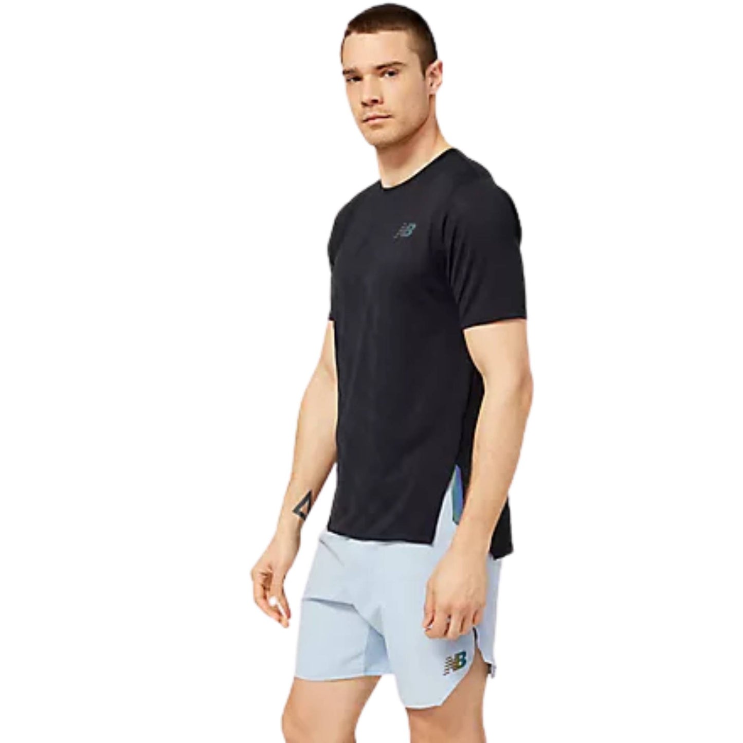 NEW BALANCE MEN'S Q SPEED JACQUARD SHORT SLEEVE
