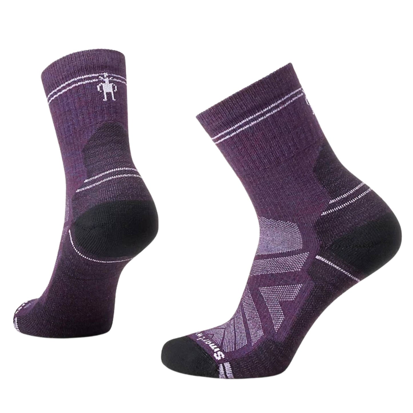 SMARTWOOL WOMEN'S HIKE LIGHT CUSHION MID CREW SOCKS