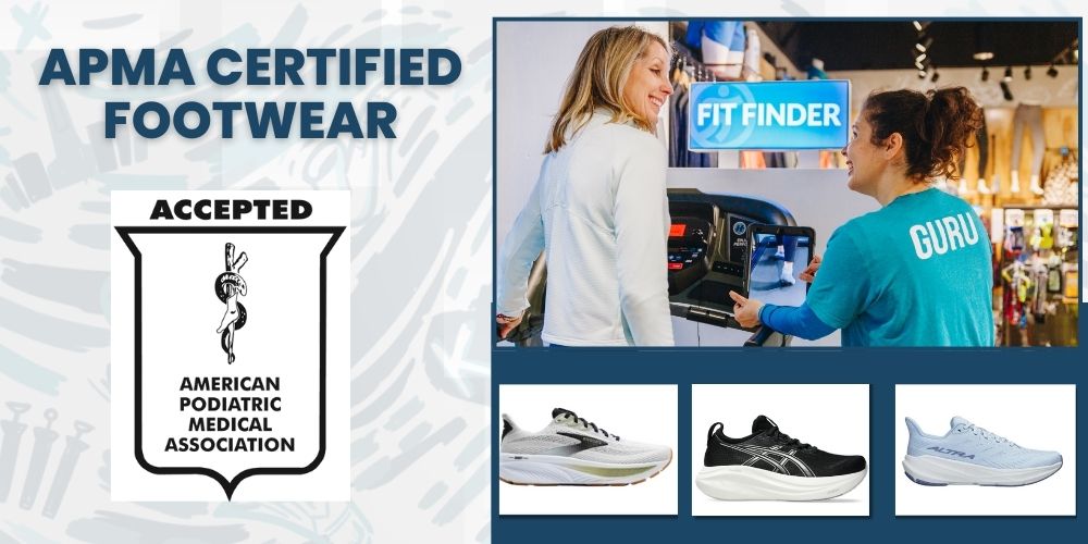 Apma Map APMA Certified Shoes | The Running Well Store