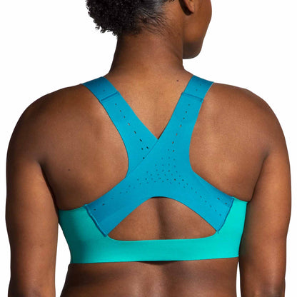 BROOKS WOMEN'S DARE ZIP RUN BRA 2.0