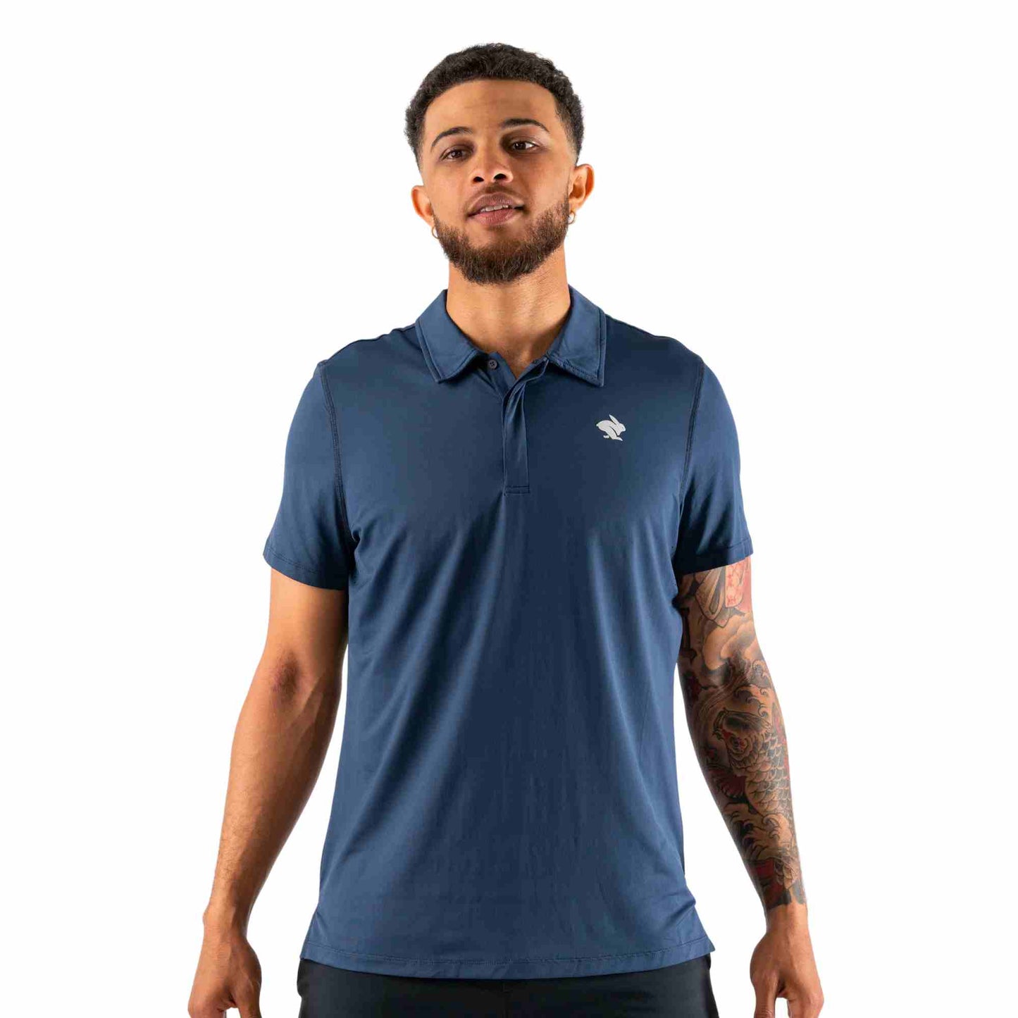 RABBIT MEN'S UPF POLO ICE