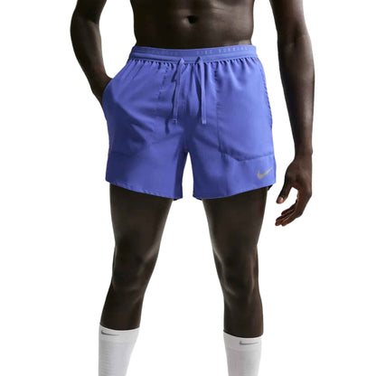 NIKE MEN'S STRIDE DRI-FIT 5" BRIEF-LINED RUNNING SHORTS