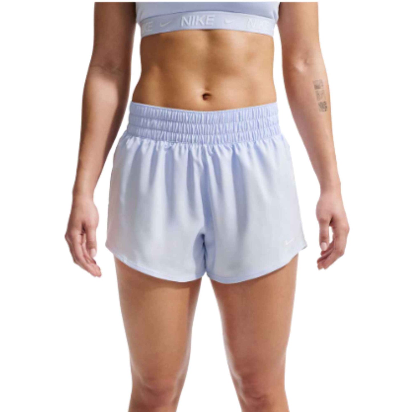 NIKE WOMEN'S ONE DRI-FIT MID-RISE 3" BRIEF-LINED SHORTS