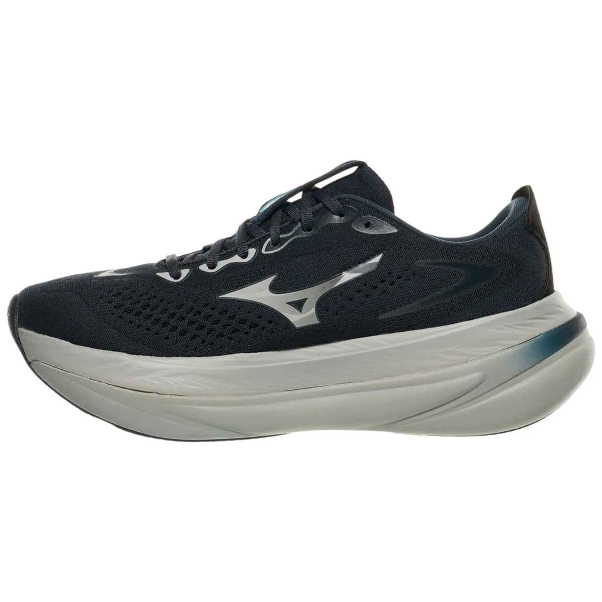 Mizuno Sky Prime men's road running shoe in Vulcan/Mirage Grey, alternate view