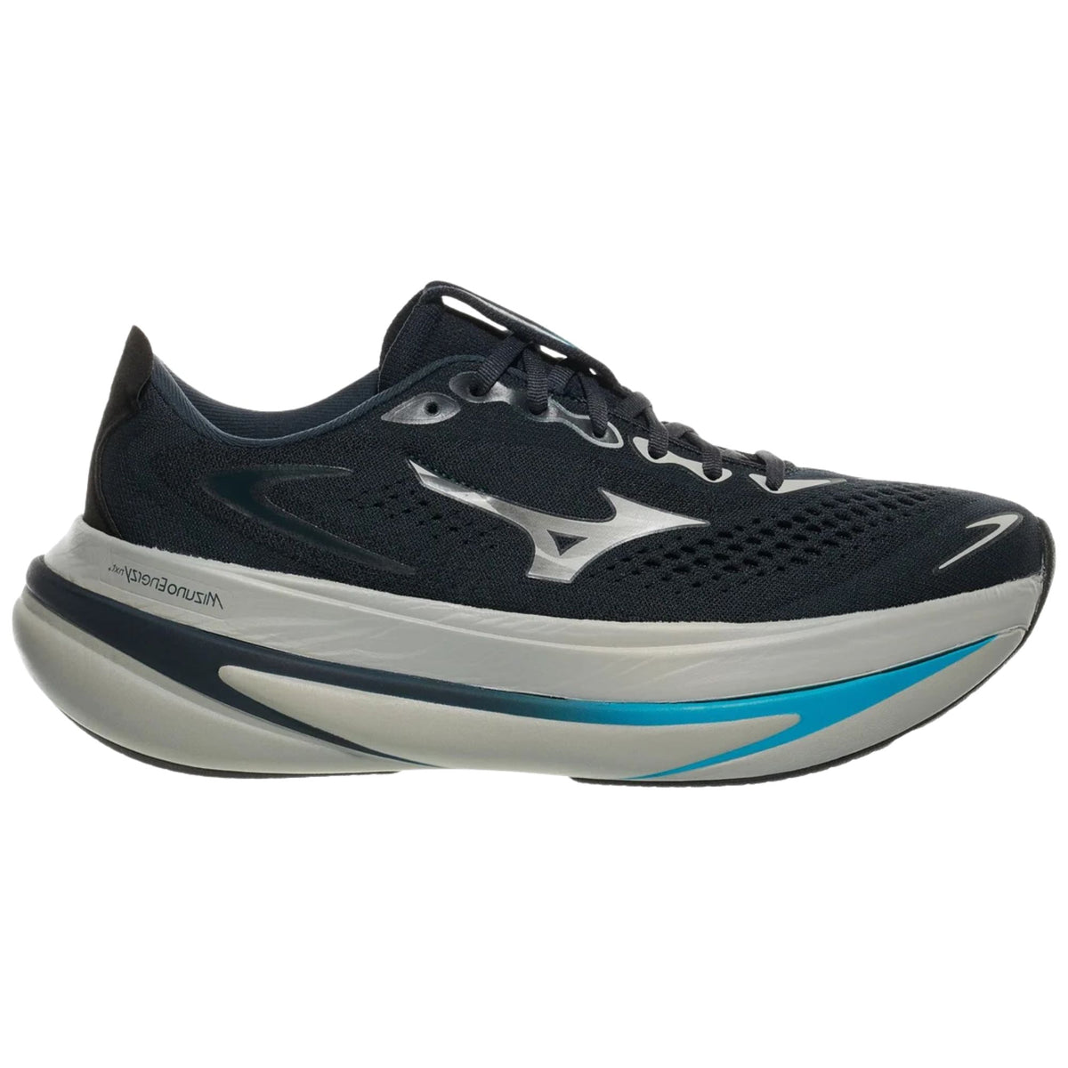 Mizuno Sky Prime men's road running shoe in Vulcan/Mirage Grey