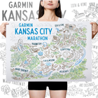 KC MARATHON COURSE MAP POSTERS