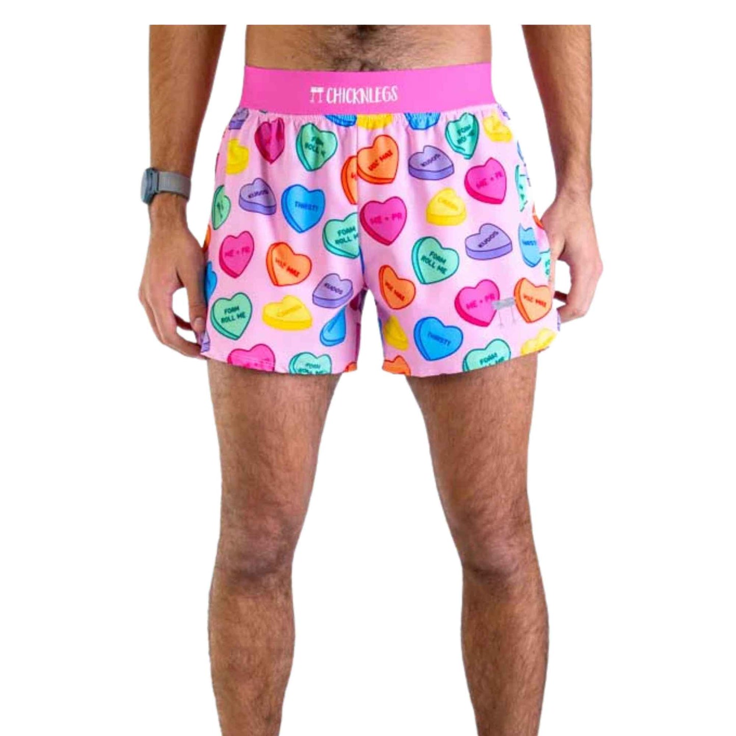 CHICKNLEGS MEN'S 4" SPLIT SHORT