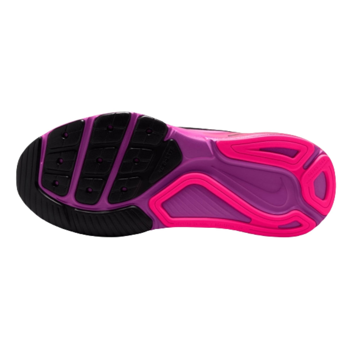 Nike Structure 26 women's stability running shoe in Black/Black/Hyper Pink/Laser Crimson, alternate view