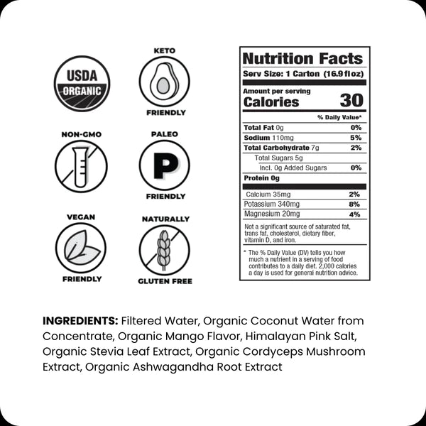 NOOMA ORGANIC SPORTS DRINKS - 16.9 OZ