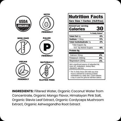 NOOMA ORGANIC SPORTS DRINKS - 16.9 OZ