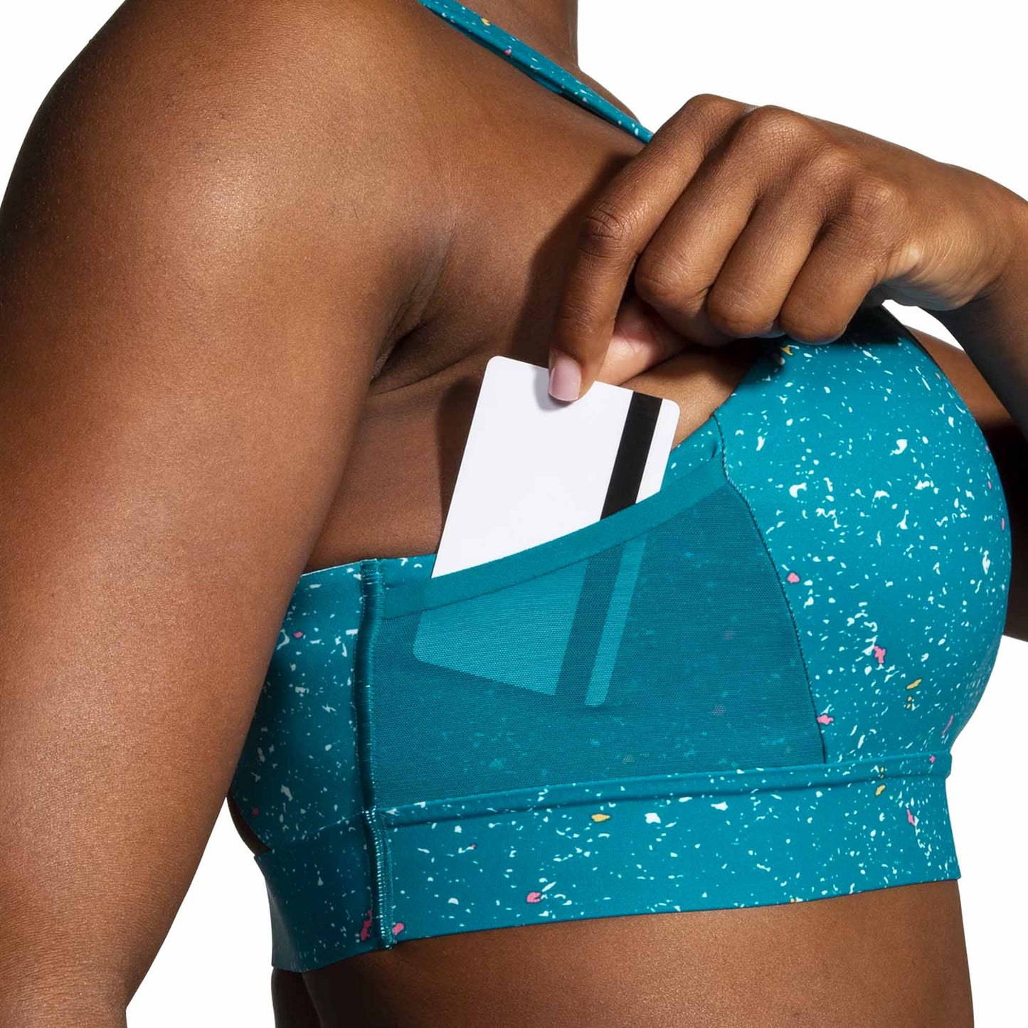 BROOKS WOMEN'S DRIVE 3 POCKET RUN BRA