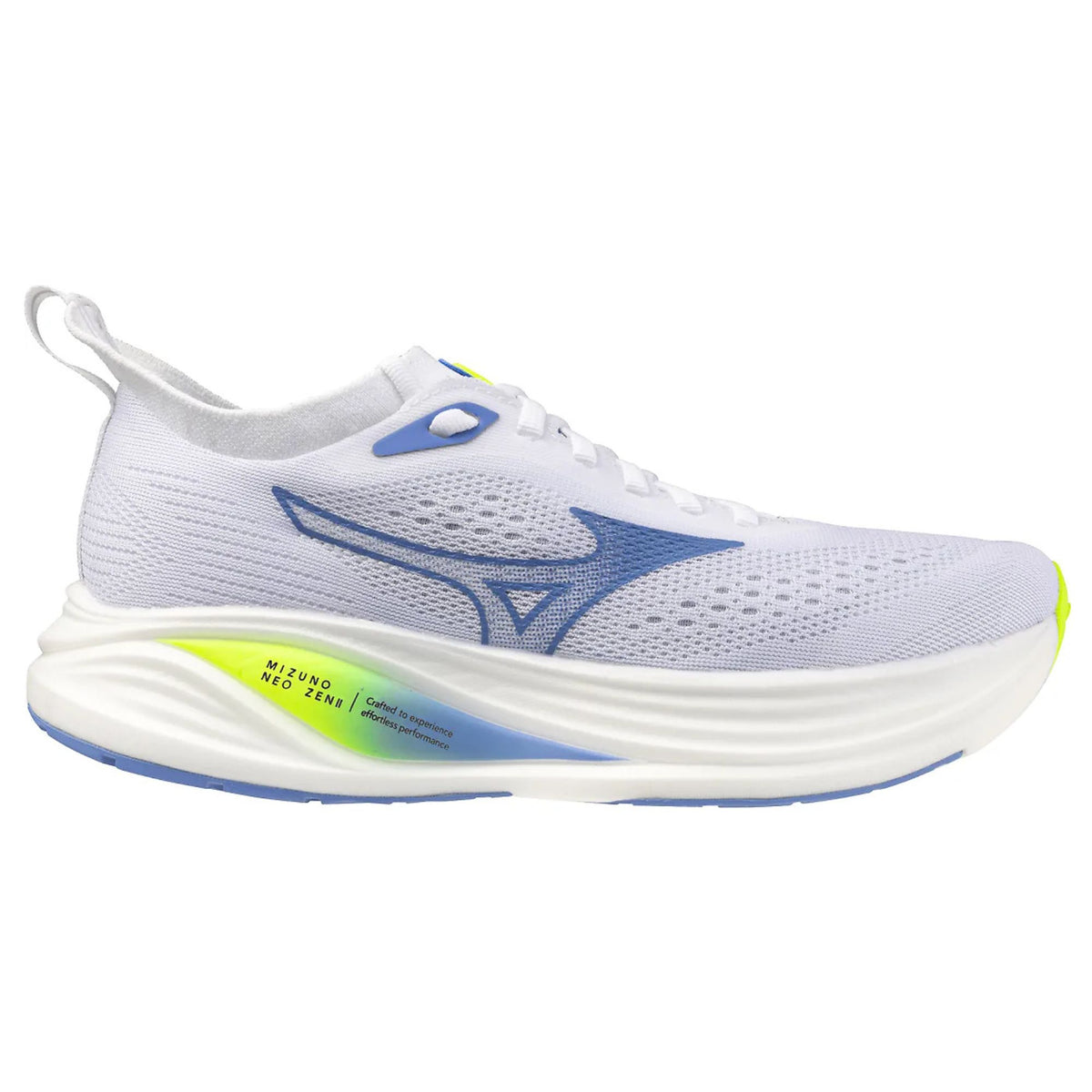Mizuno Neo Zen 2 women's road running shoe in White/Ultramarine