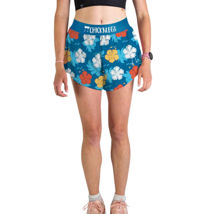 CHICKNLEGS WOMEN'S 4" SPLIT SHORTS