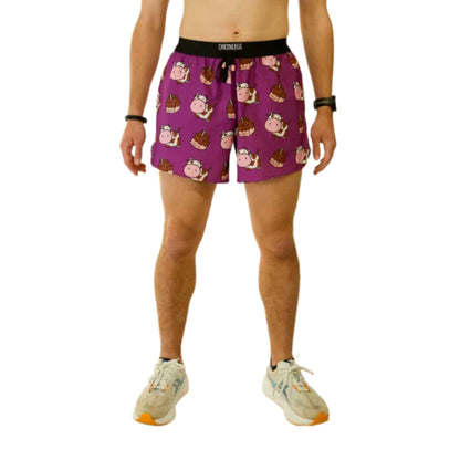 CHICKNLEGS MEN'S 5" DS RUNNING SHORTS