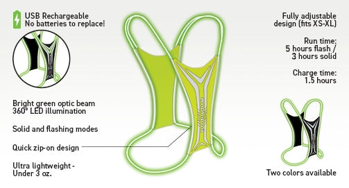 AMPHIPOD XINGLET OPTICBEAM USB VEST