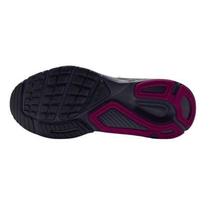 Nike Structure Plus women's stability running shoe in Black/Metallic Silver/Persian Violet, alternate view