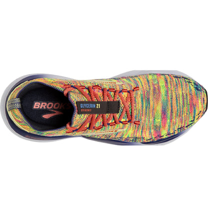BROOKS WOMEN'S GLYCERIN STEALTHFIT 21 - PERSIMMON/CHARLOCK/SPECTRUM (620) - 5.5