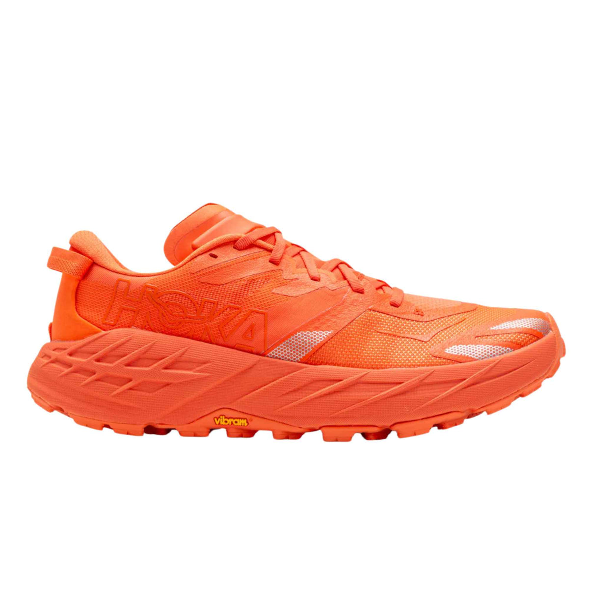 HOKA Speedgoat 7 women's trail running shoe in Bell Pepper/Bell Pepper