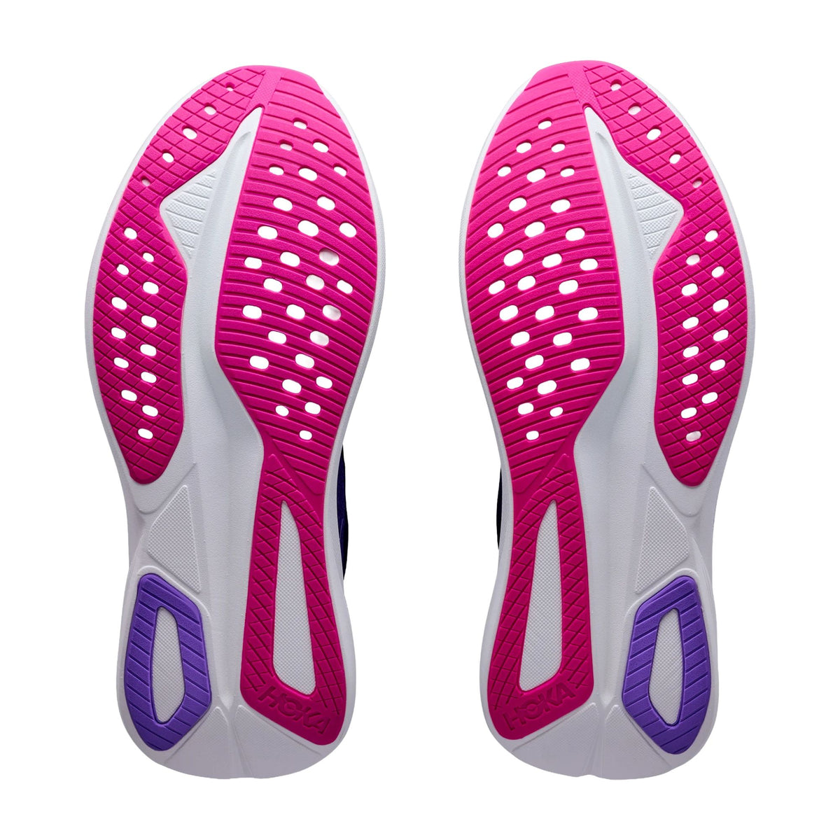 HOKA Mach 7 men's running shoe in Carbon Black/Cosmic Purple, alternate view