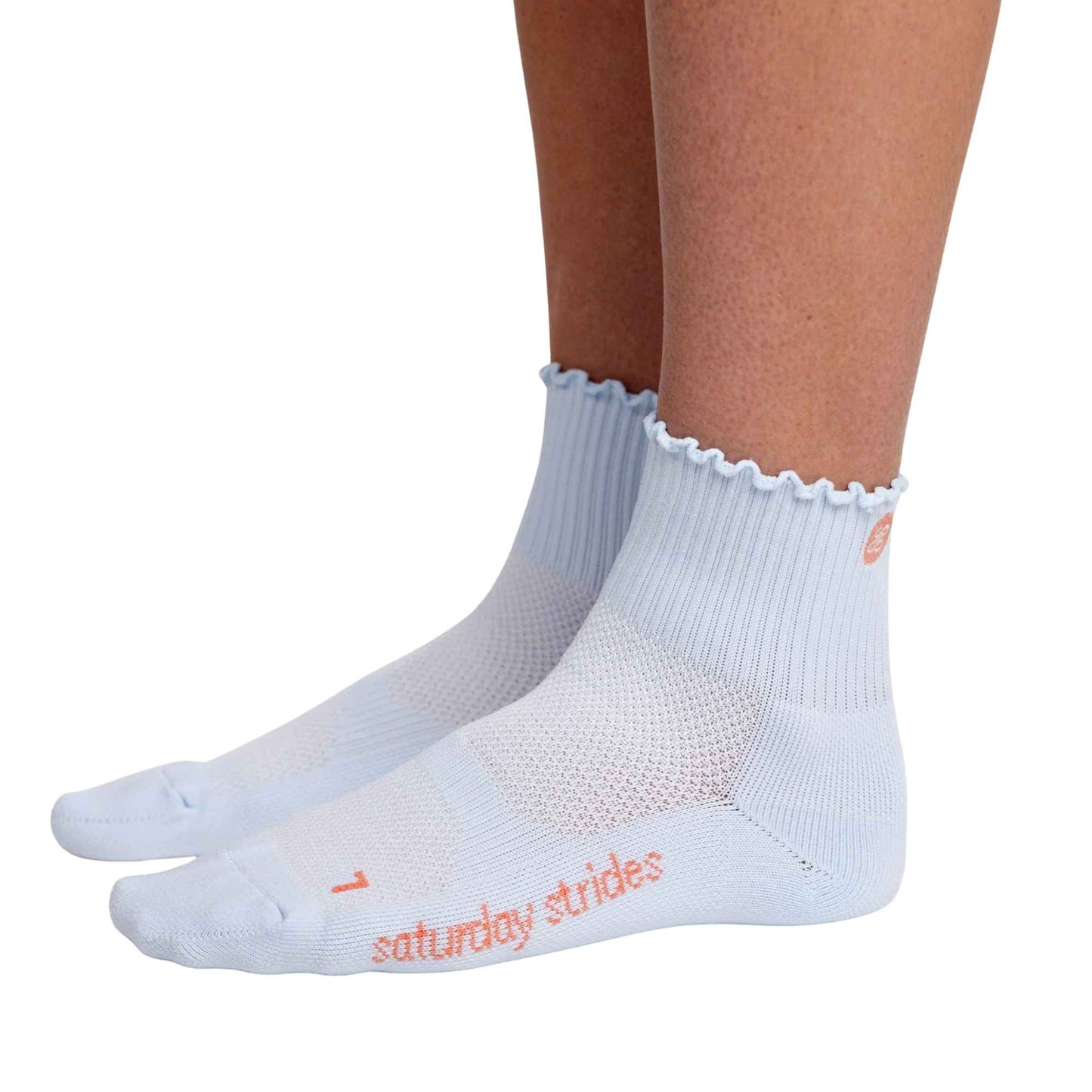 SATURDAY STRIDES RUFFLE QUARTER SOCK