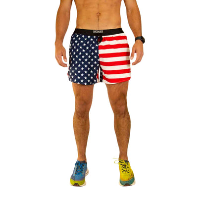 CHICKNLEGS MEN'S 5" DS RUNNING SHORTS