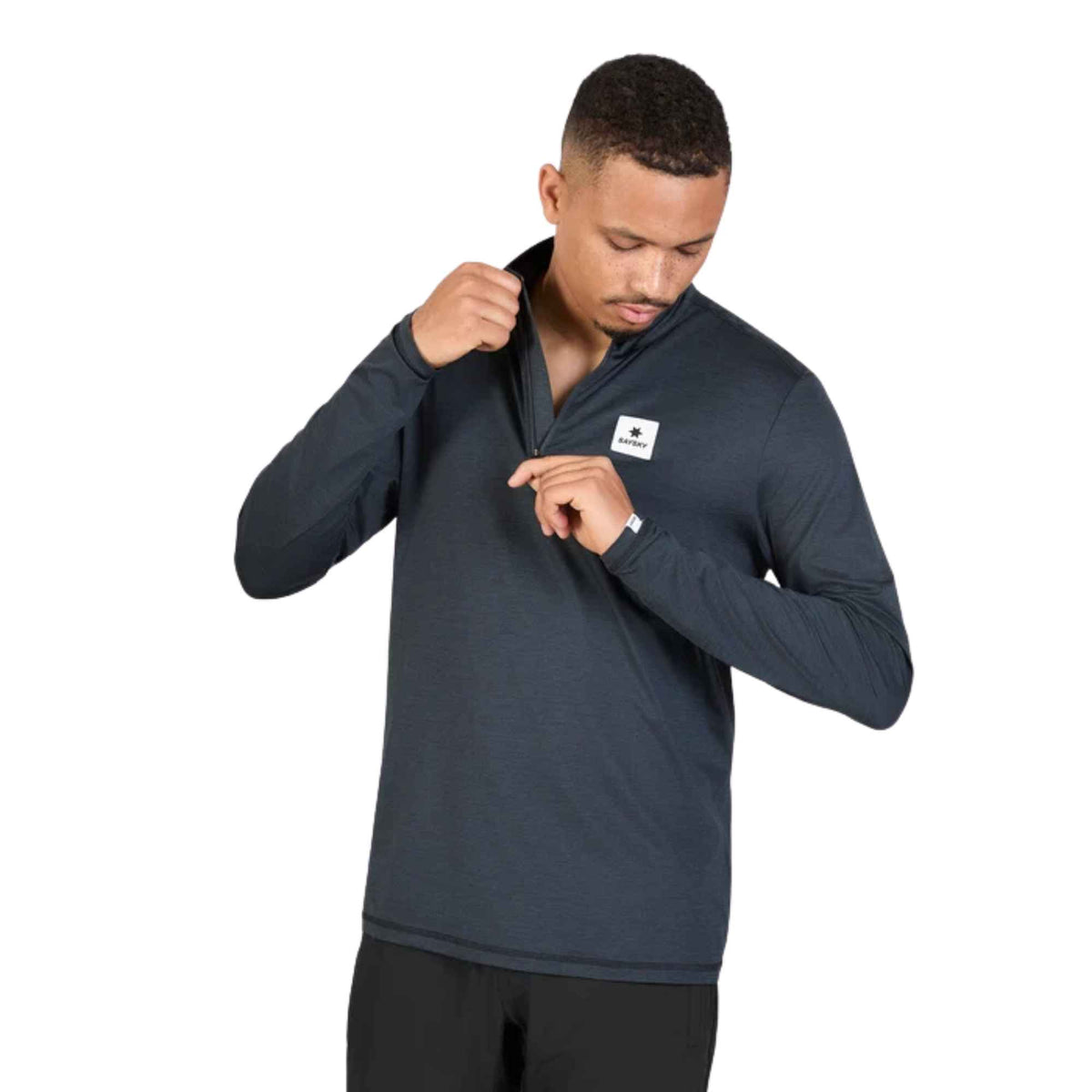 SAYSKY MEN'S PACE HALF ZIP LONG SLEEVE