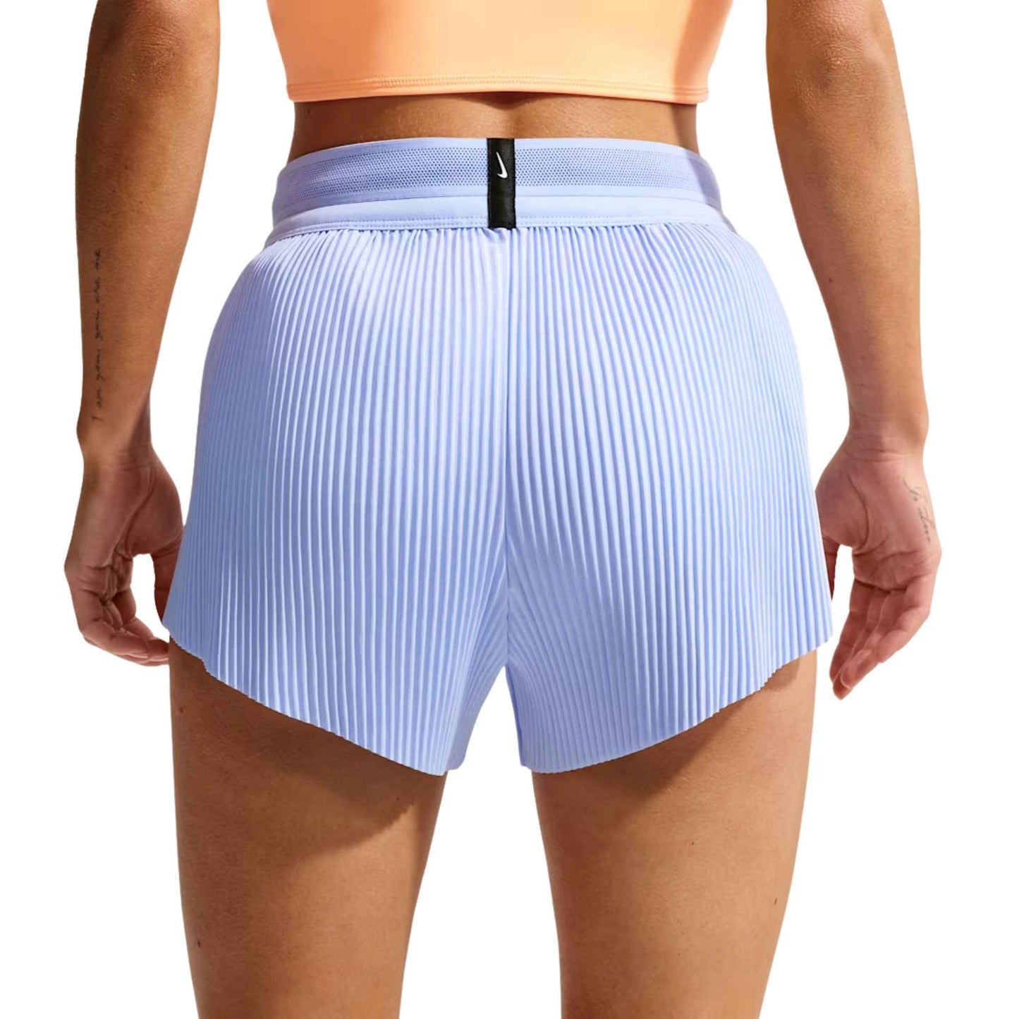 NIKE WOMEN'S AEROSWIFT DRI-FIT ADV MID-RISE BRIEF-LINED 3" RUNNING SHORTS
