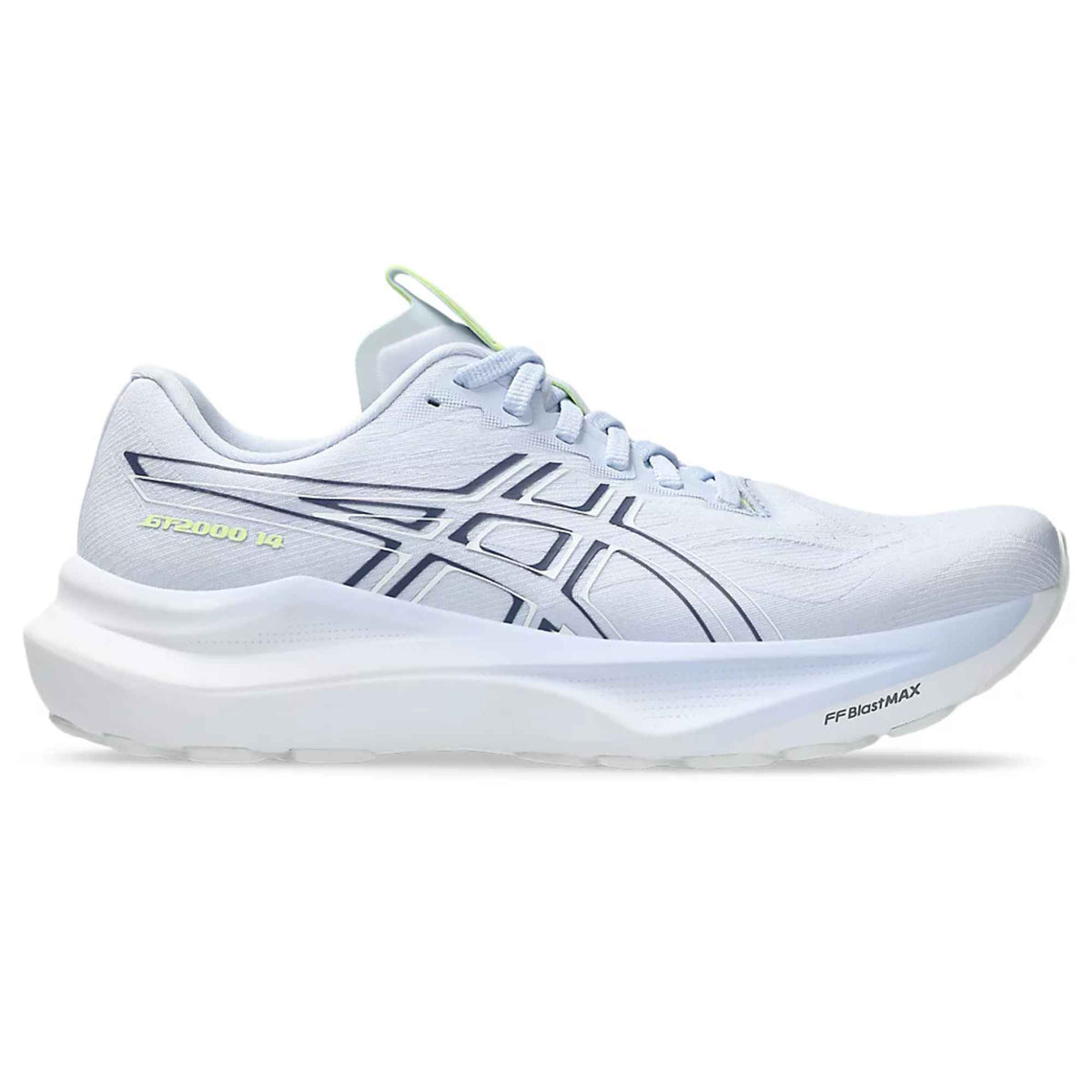 ASICS GT-2000 V14 women's stability running shoe in Blue Fade/Indigo Fog