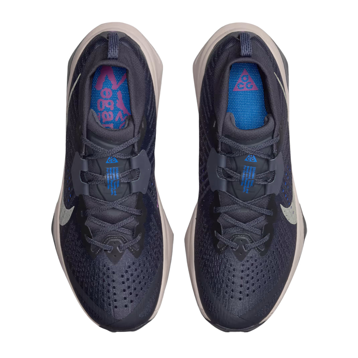 Nike ACG Zegama men's trail running shoe in Gridiron/Cream II/Purple Dynasty, alternate view