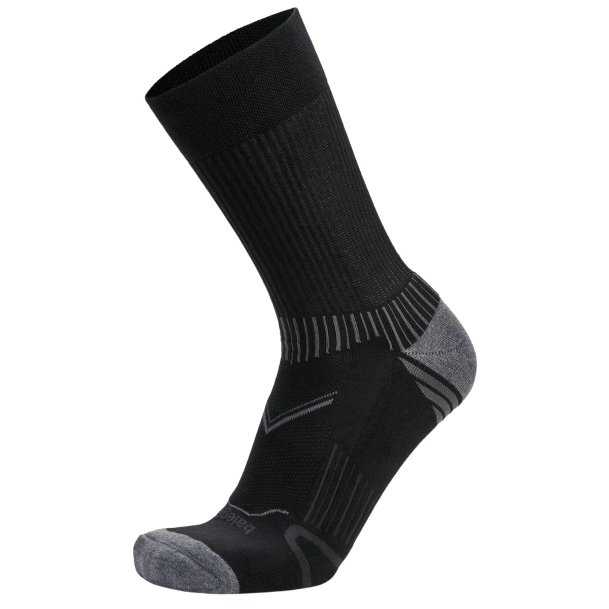Balega Enduro Crew Sock in Black, alternate view