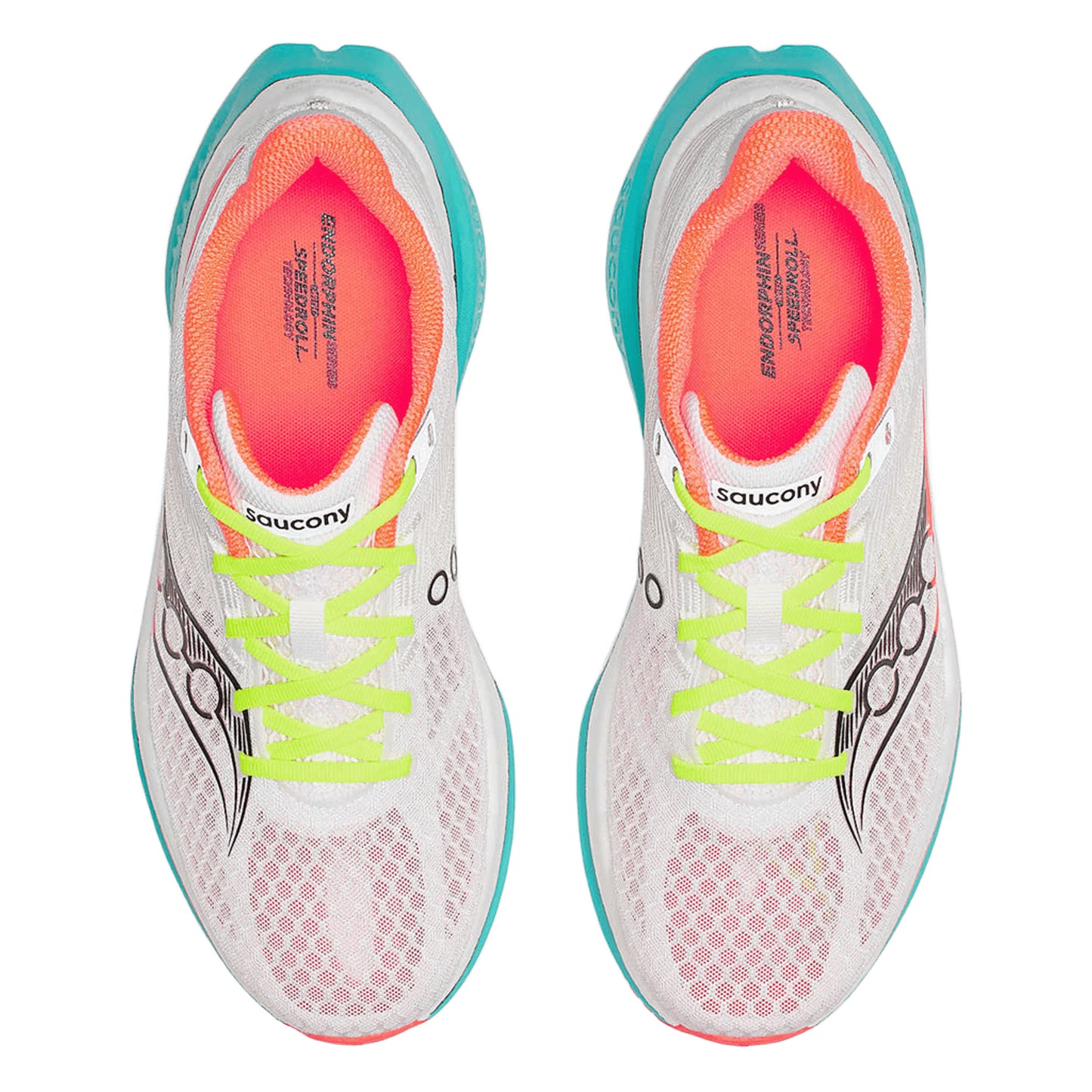 SAUCONY MEN'S ENDORPHIN SPEED 5 - WHITE/MUTANT (97) - 15