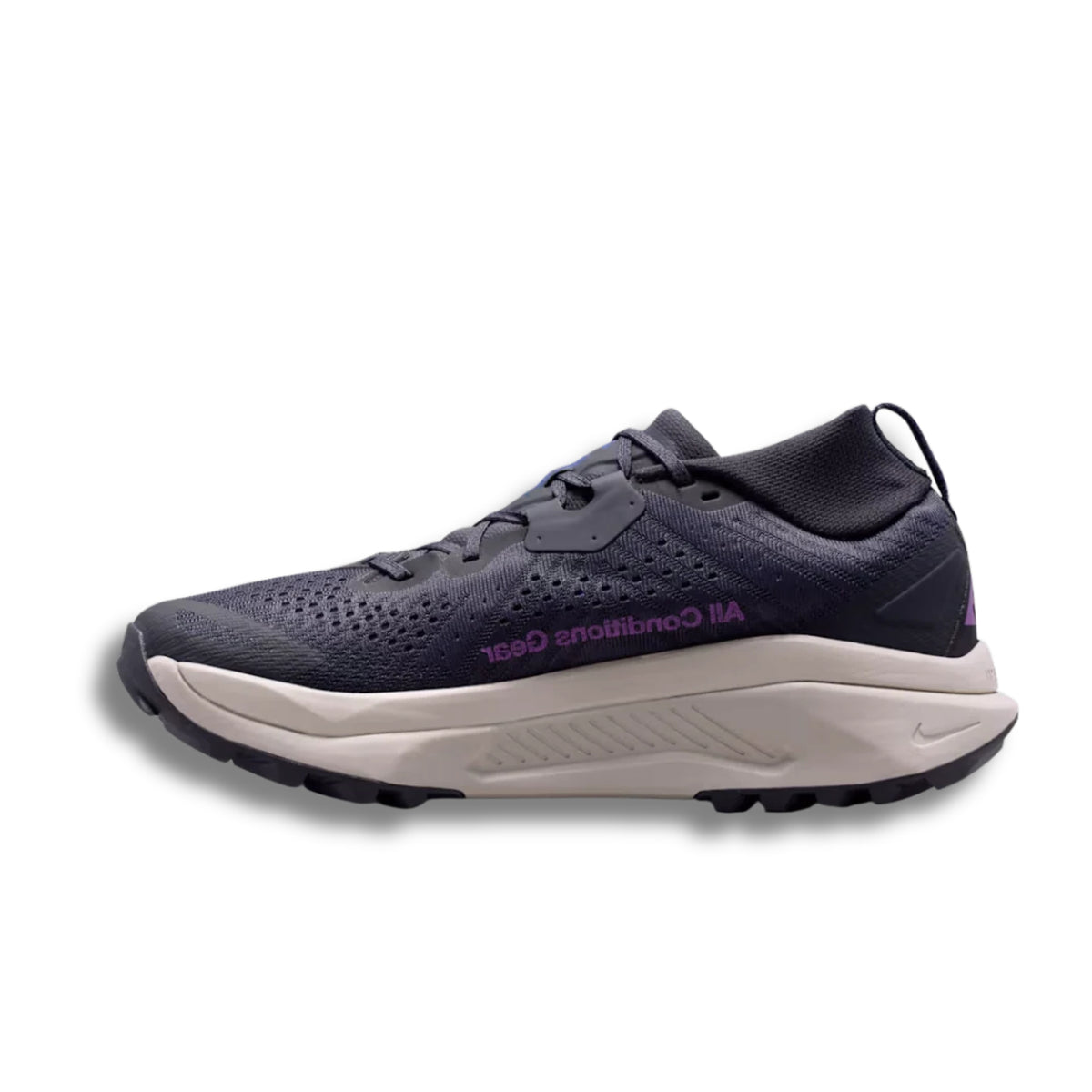 Nike ACG Zegama men's trail running shoe in Gridiron/Cream II/Purple Dynasty, alternate view
