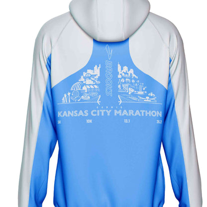 KC MARATHON THEMED BROOKS MEN'S CANOPY PACKABLE JACKET