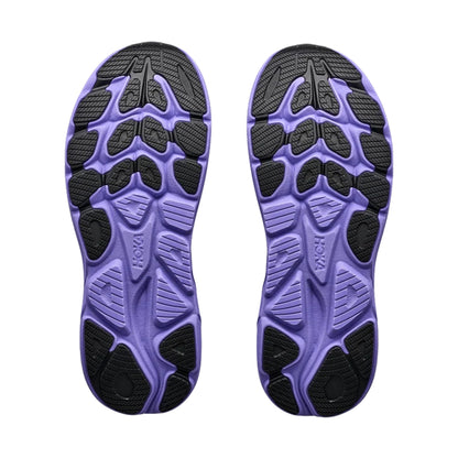 HOKA Clifton 11 men's road running shoe in Black/Neon Yuzu, alternate view