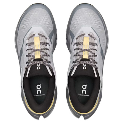 On Cloudrunner 3 men's stability running shoe in Platinum/Squash, alternate view
