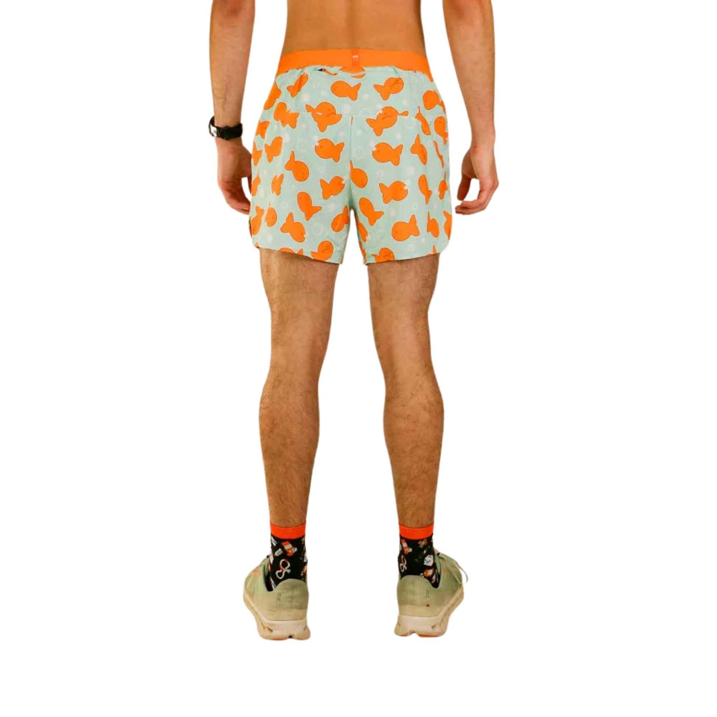CHICKNLEGS MEN'S 5" DS RUNNING SHORTS