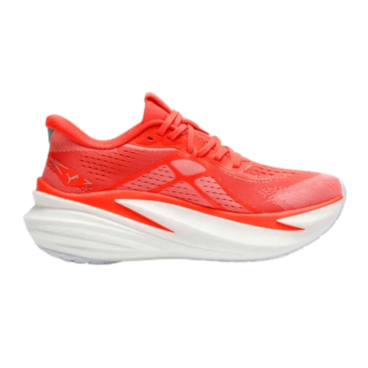 PUMA MagMax Nitro 2 women's road running shoe in Red Glamour/Puma Silver