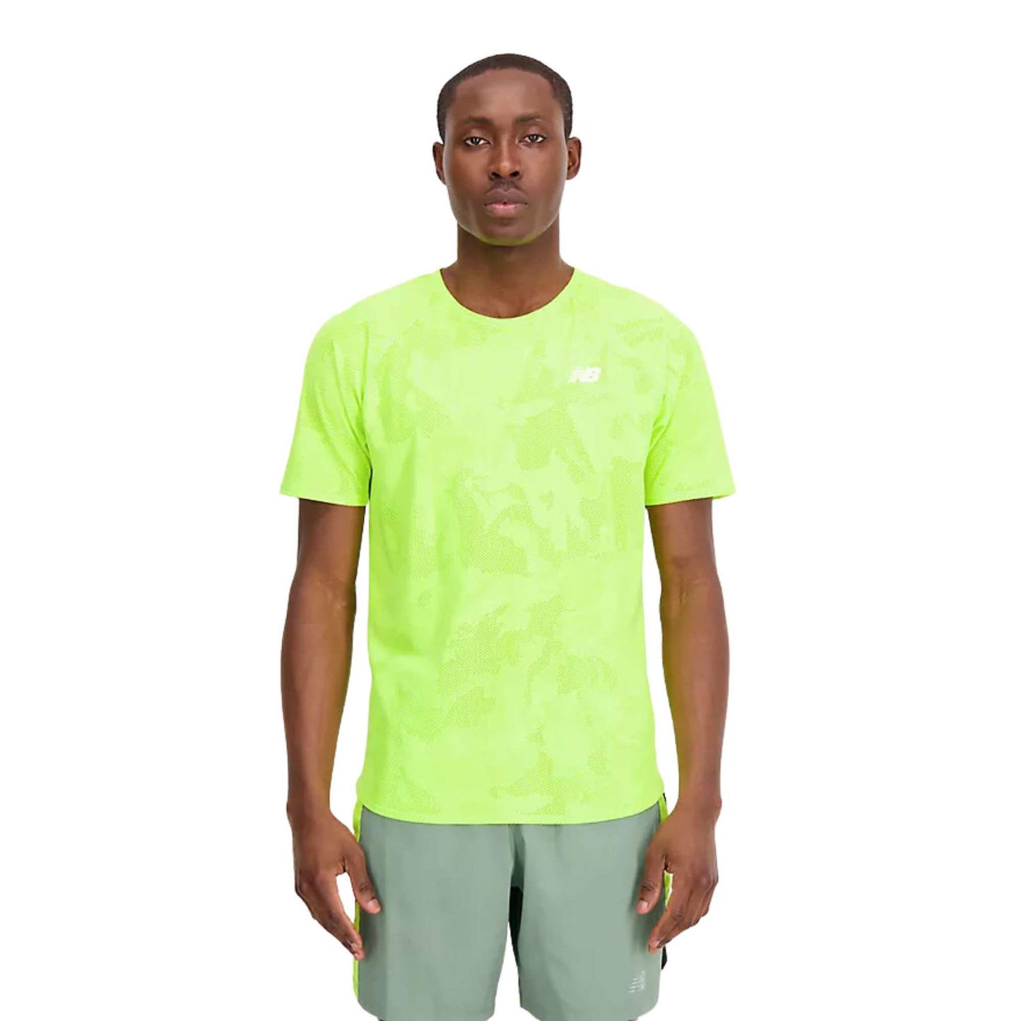 NEW BALANCE MEN'S Q SPEED JACQUARD SHORT SLEEVE
