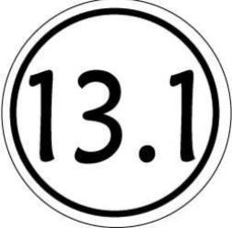 BAYSIX ROUND STICKER