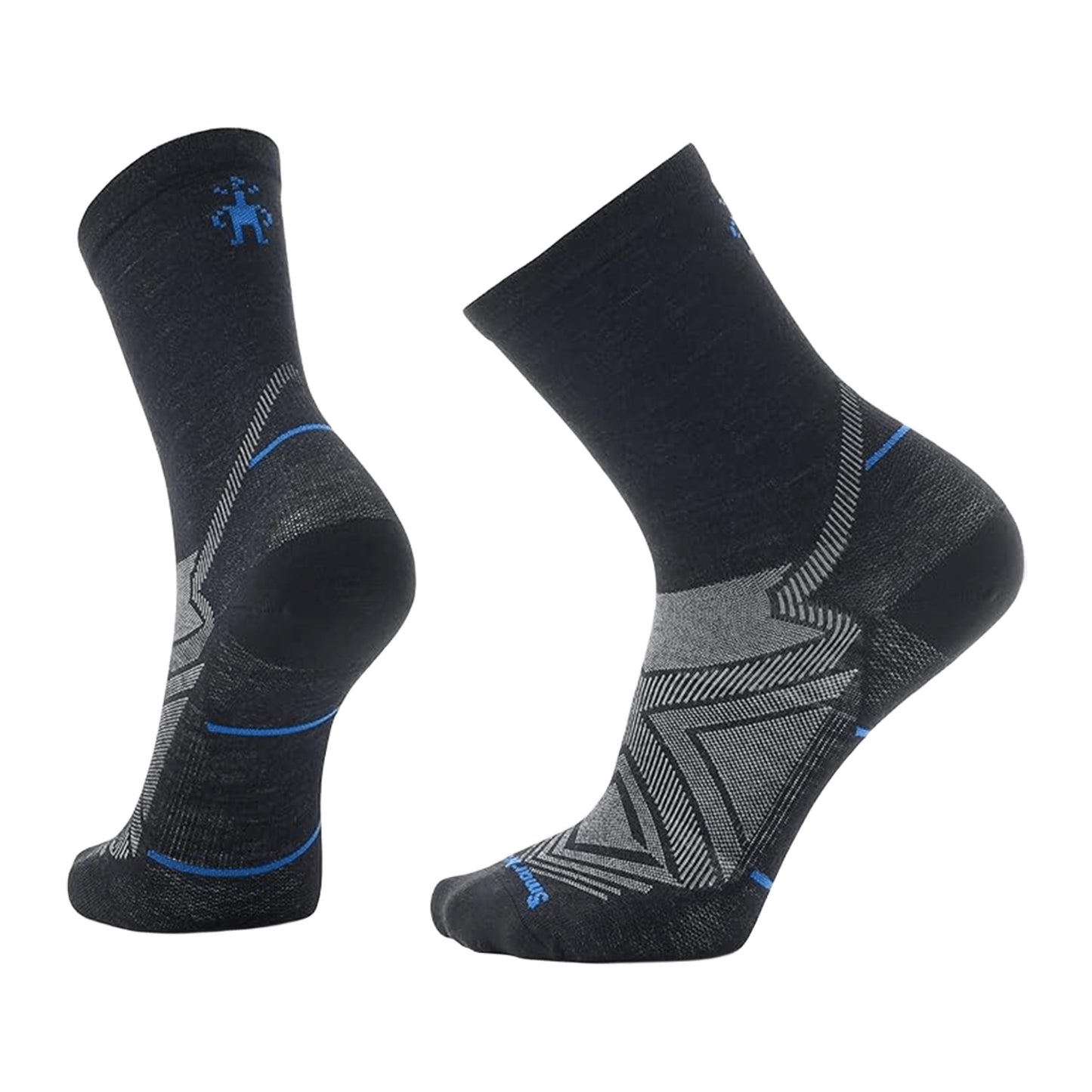 SMARTWOOL RUN ZERO CUSHION MID CREW SOCKS